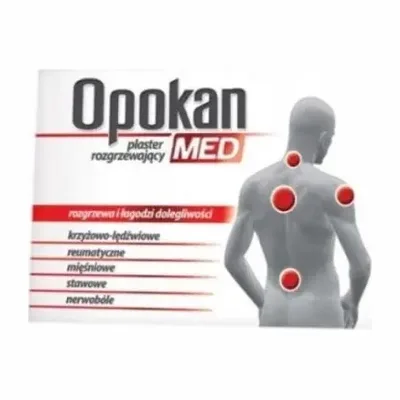 Opokan Med Plaster rozgrzewający – Ulga w bólu mięśni i stawów – 1 sztuka