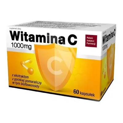 Polski Instytut Farmacji Witamina C 1000 mg – Z Bioflawonoidami – 60 kapsułek