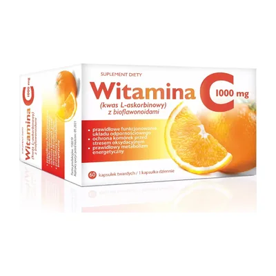 MBM Witamina C 1000 mg – Z Bioflawonoidami – 60 kapsułek