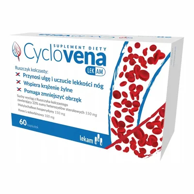Cyclovena Krążenie Obrzęki Ruszczyk 60 kapsułek