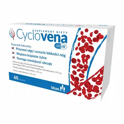 Cyclovena Krążenie Obrzęki Ruszczyk 60 kapsułek