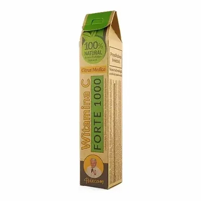 Uniphar Witamina C Forte 1000 mg – Natural Bez Cukru – 20 tabletek musujących