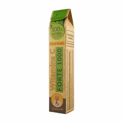 Uniphar Witamina C Forte 1000 mg – Natural Bez Cukru – 20 tabletek musujących