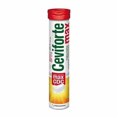 Ceviforte Max 1000 mg – Witamina C + D3 + Cynk – 20 tabletek musujących