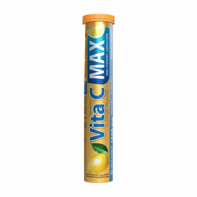 Activlab Pharma Vita C Max 1500 mg – Smak Cytrynowy – 20 tabletek musujących