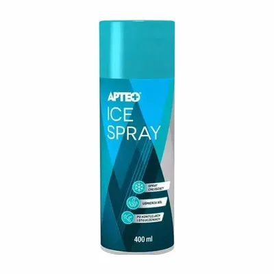 Apteo Ice Spray – Schładzający na Urazy i Stłuczenia – 400 ml
