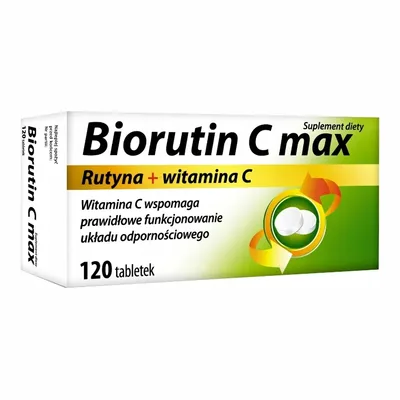 MBM Pharma Biorutin C Max 100 mg + 25 mg – Wsparcie Odporności – 120 tabletek