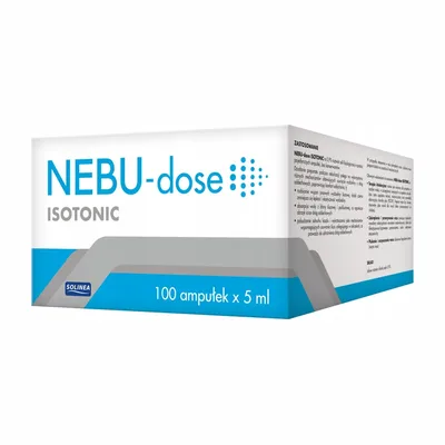 Solinea Nebu-Dose Isotonic 0,9% Sól Fizjologiczna – Do Inhalacji, Nosa i Oczu – 100 ampułek x 5 ml