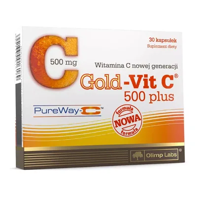 Olimp Gold-Vit C 500 Plus – Witamina C PureWay-C® – 30 kapsułek