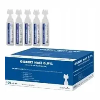 Gilbert NaCl 0,9% – Sól Fizjologiczna w Ampułkach – 100 x 5 ml