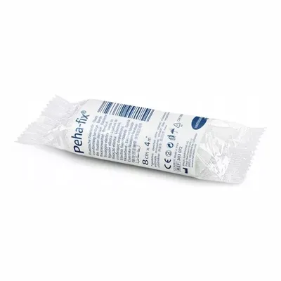 Hartmann Peha-Fix Opaska Podtrzymująca 8 cm x 4 m – Elastyczna – 1 sztuka