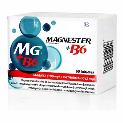 Magnester + B6 Na Układ Nerwowy 60 tabletek