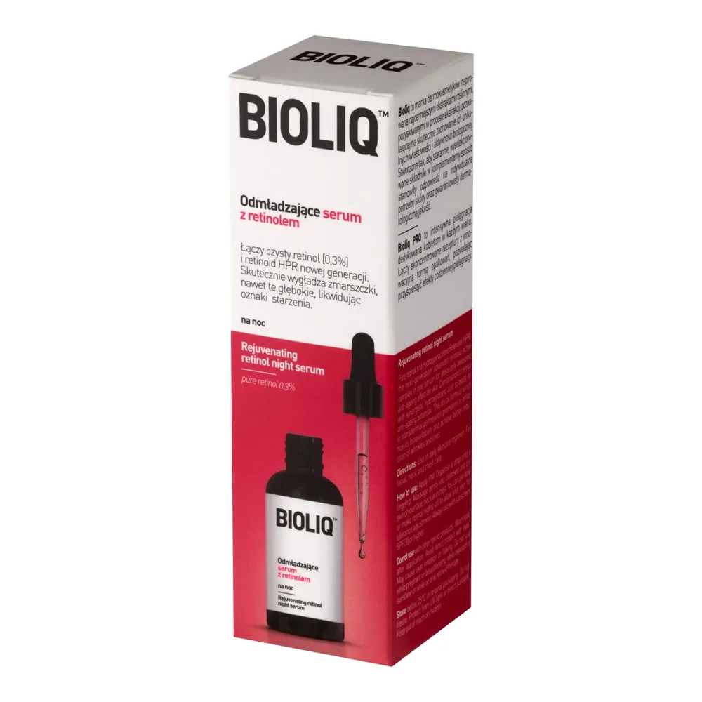 Bioliq PRO Odmładzające Serum z Retinolem 0,3% – Na Noc – 20 ml