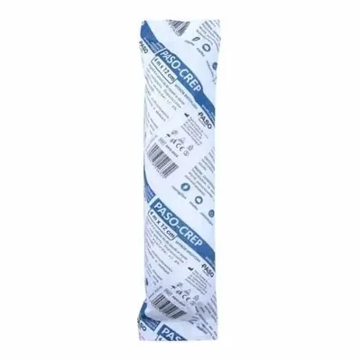 Paso-Crep Opaska Elastyczna Podtrzymująca 4 m x 12 cm – Wyrób Medyczny – 1 sztuka