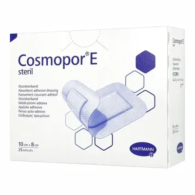 Hartmann Cosmopor E 15 cm x 8 cm – Opatrunek Jałowy, Samoprzylepny – 25 szt.