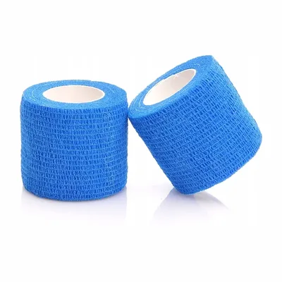 Zarys Bandaż Kohezyjny Samoprzylepny 10 cm x 4,5 m – Niebieski, Bezlateksowy – 1 sztuka