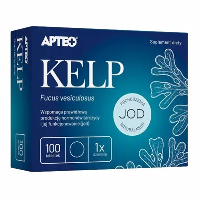 Kelp Jod Naturalny 150mcg Apteo 100 Tabletek