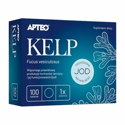 Kelp Jod Naturalny 150mcg Apteo 100 Tabletek