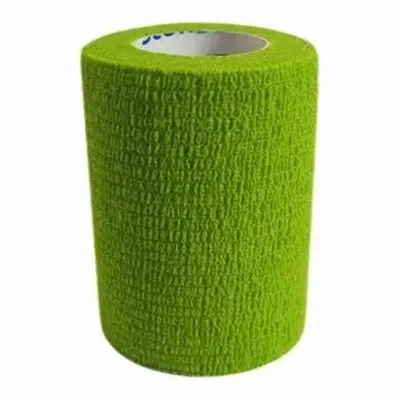 PASO TRADING Bandaż Kohezyjny 7,5 cm x 4,5 m – Zielony – 1 sztuka