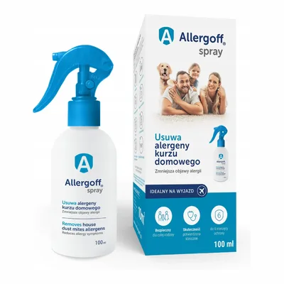Allergoff Spray Neutralizator Alergenów Kurzu Domowego 100 ml