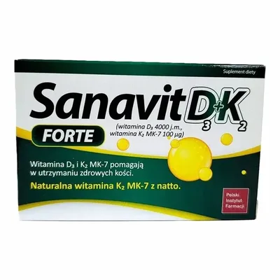 Sanavit D3 + K2 Forte 60 Kapsułek