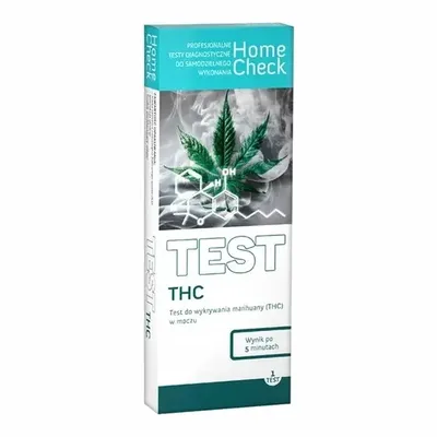 Test THC Home Check Domowy Wynik Po 5 Minutach 1 Sztuka