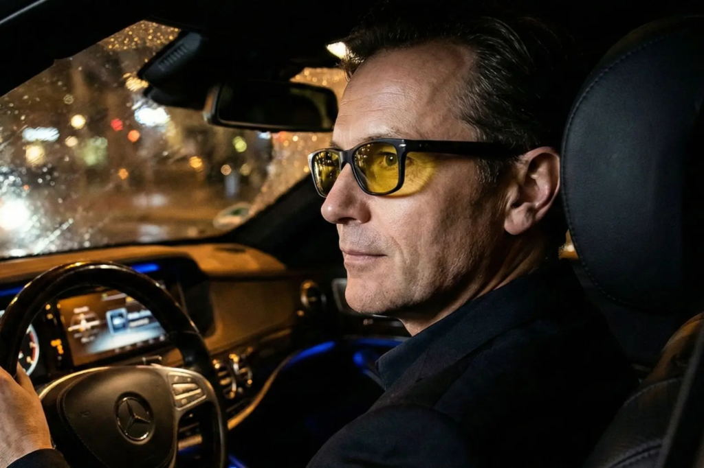 kierowca-w-okularach-jazda-noca