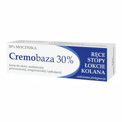 Cremobaza 30% Krem Mocznik Do Rąk Stóp Skóra Przesuszona Pękająca 30g