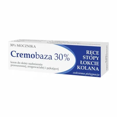 Cremobaza 30% Krem Mocznik Do Rąk Stóp Skóra Przesuszona Pękająca 30g