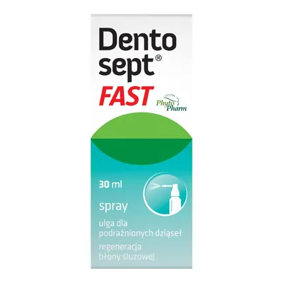 Dentosept Fast Spray Ulga Dla Podrażnionych Dziąseł 30ml