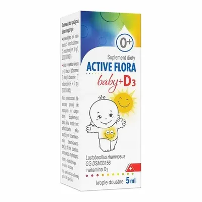 Active Flora Baby D3 Krople 5ml