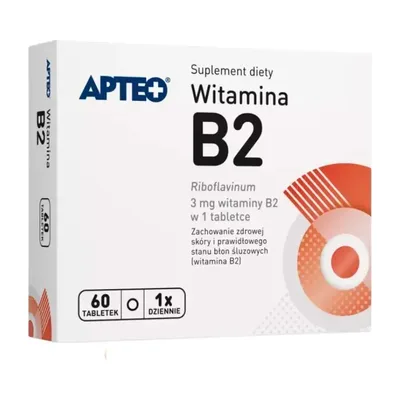 Witamina B2 APTEO 60 Tabletek