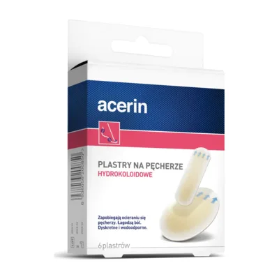 Acerin Plastry Na Pęcherze 6 Sztuk