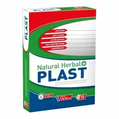 Plaster Ziołowy Natural Herbal Plast 12x18cm 1 Sztuka