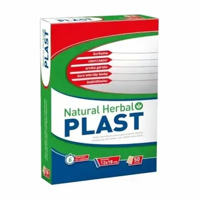 Plaster Ziołowy Natural Herbal Plast 12x18cm 1 Sztuka