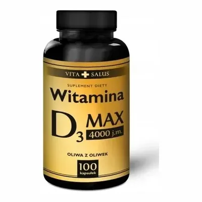 Witamina D3 MAX 4000 100 Kapsułek