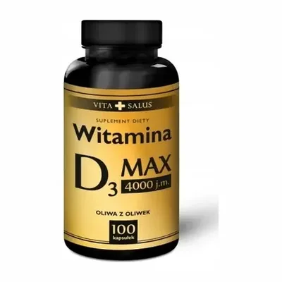 Witamina D3 MAX 4000 100 Kapsułek