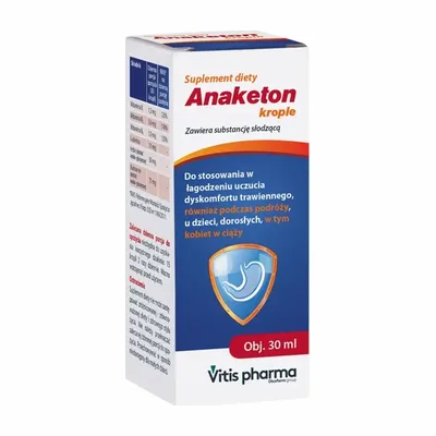 Anaketon Łagodzi Nudności I Wymioty  Krople 30 ml