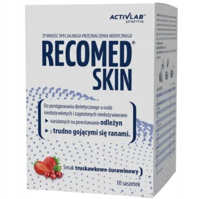 Recomed Skin Truskawka Żurawina Żywienie Medyczne 10 Saszetek