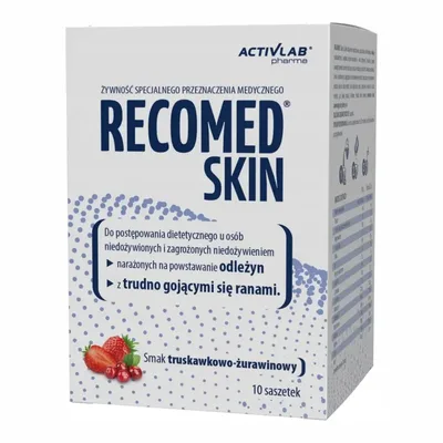 Recomed Skin Truskawka Żurawina Żywienie Medyczne 10 Saszetek