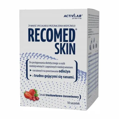 Recomed Skin Truskawka Żurawina Żywienie Medyczne 10 Saszetek