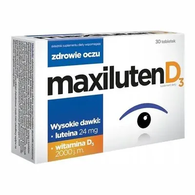 Maxiluten D3 Na Wzrok 30 Tabletek