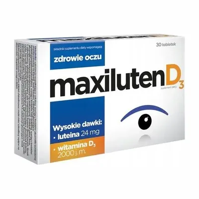 Maxiluten D3 Na Wzrok 30 Tabletek