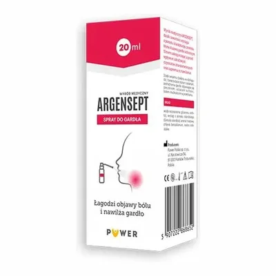 Argensept Spray Do Gardła 20ml