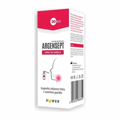 Argensept Spray Do Gardła 20ml