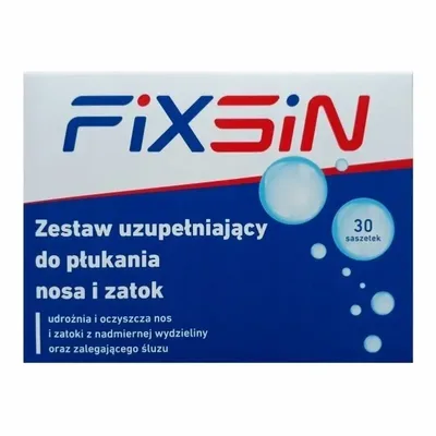 FIXSIN Zestaw Uzupełniający Do Płukania 30 sasz.