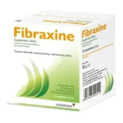 Fibraxine Błonnik Rozpuszczalny Laktoferyna Jelita Zaparcia 15 Saszetek