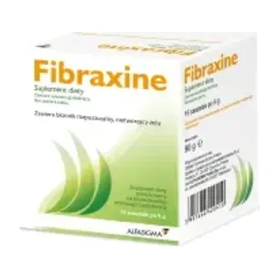 Fibraxine Błonnik Rozpuszczalny Laktoferyna Jelita Zaparcia 15 Saszetek