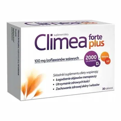 Climea Forte Plus Menopauza Wit D Biotyna 30 Tabletek