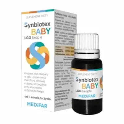 Medifar Synbiotex Baby Osłona Dla Niemowląt LGG 7ML